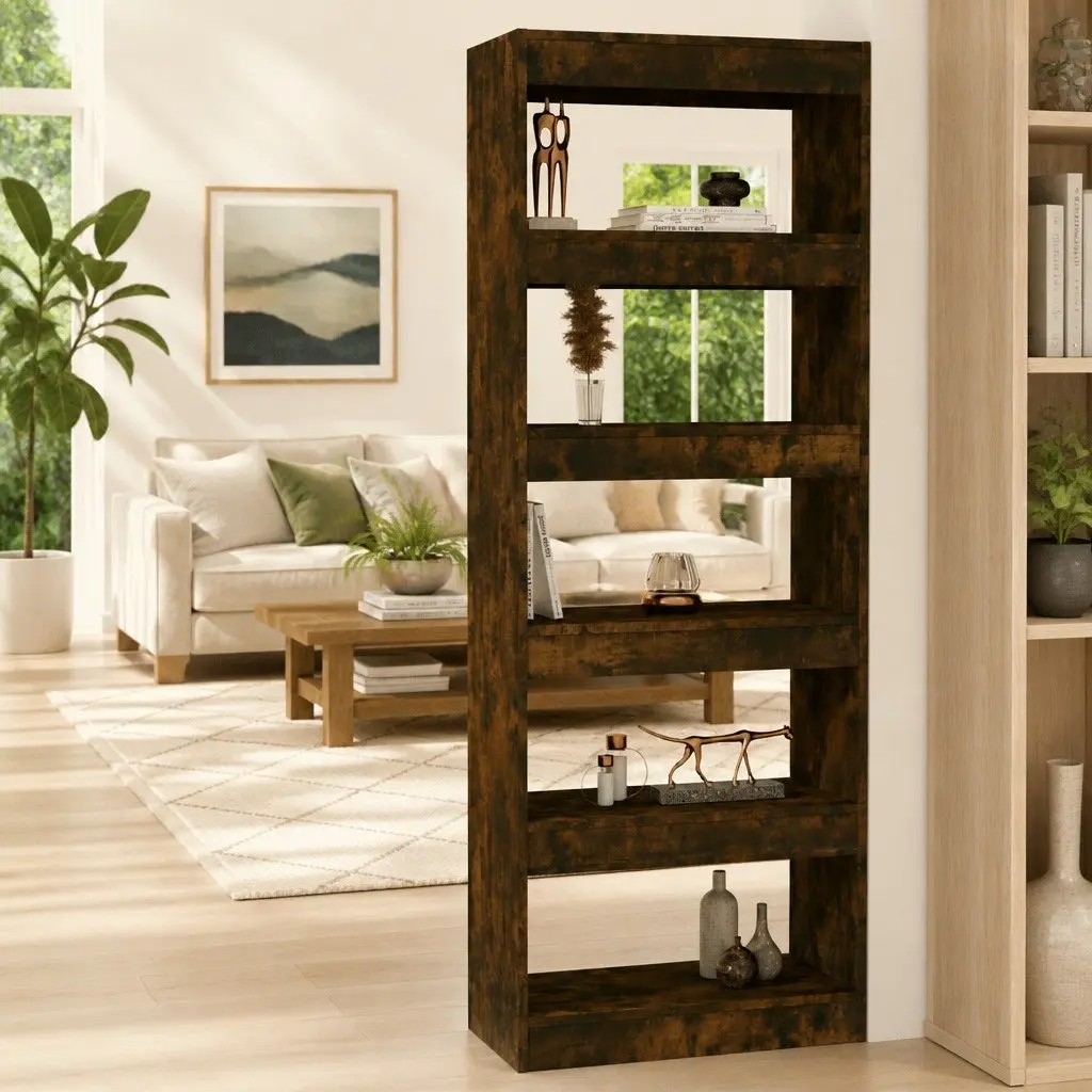 Engineered Wood Book Cabinet Room Divider 60x30x166cm