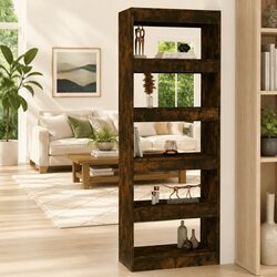 Engineered Wood Book Cabinet Room Divider 60x30x166cm