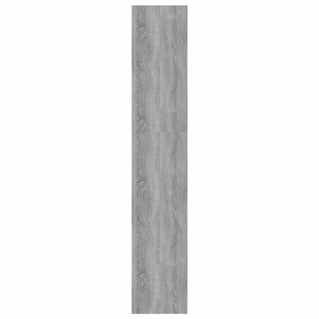 Book Cabinet Room Divider Grey Sonoma 60x30x166cm Engineered Wood Bookshelf