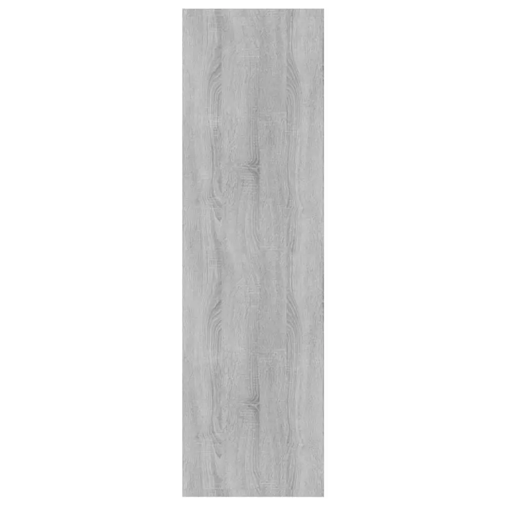Wooden Shelving Unit Room Divider 80x30x103cm Grey Sonoma Storage Cabinet