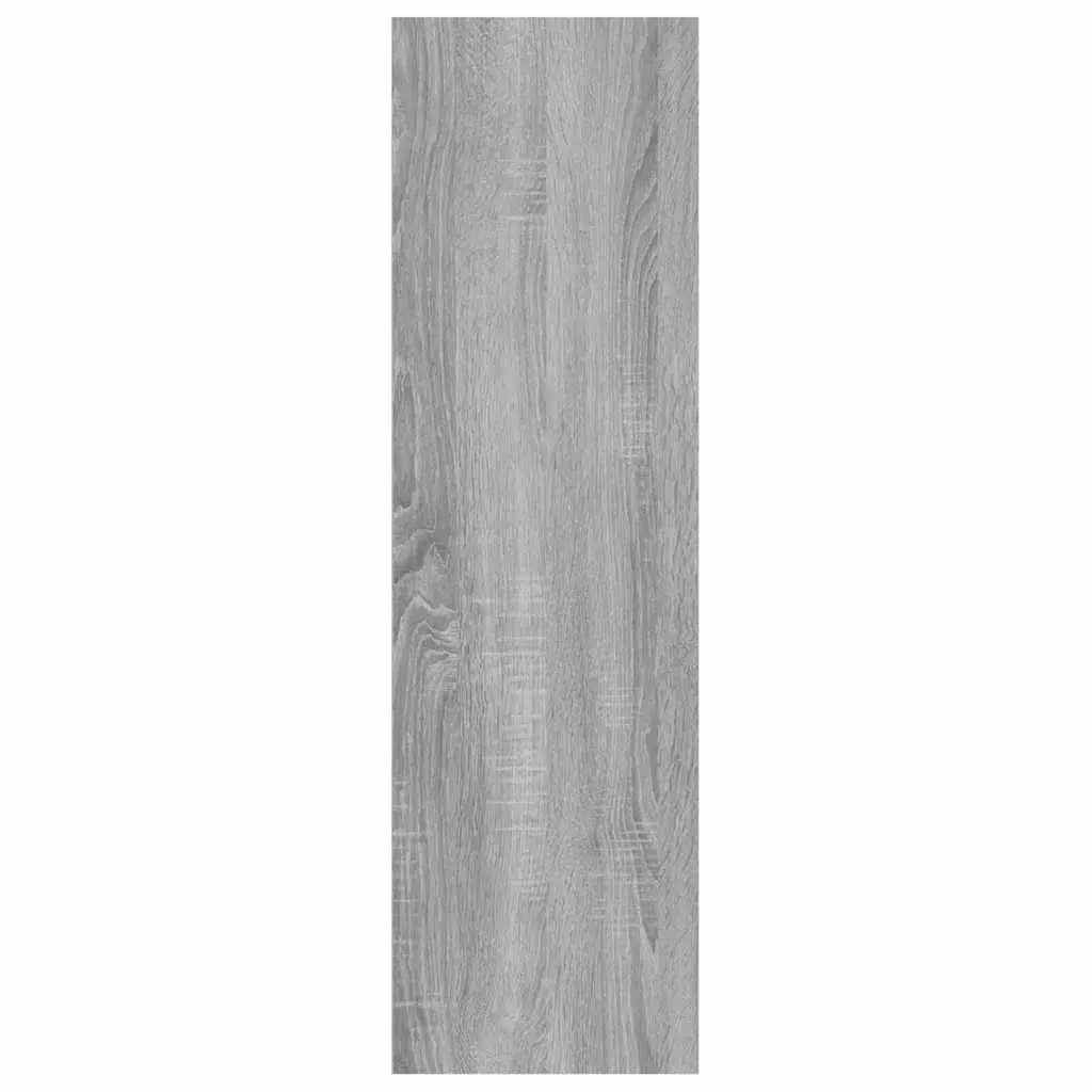 Open Shelving Unit for Books Room Divider Grey Sonoma 100x30x103cm Storage Organiser