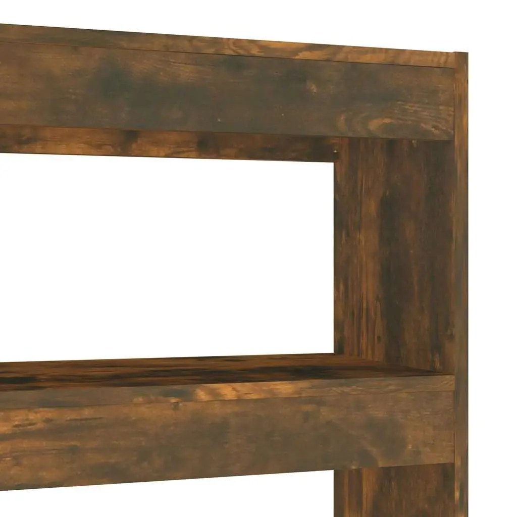 Storage Bookshelf Room Divider Brown 100W x 30D x 135H cm Wood Organiser