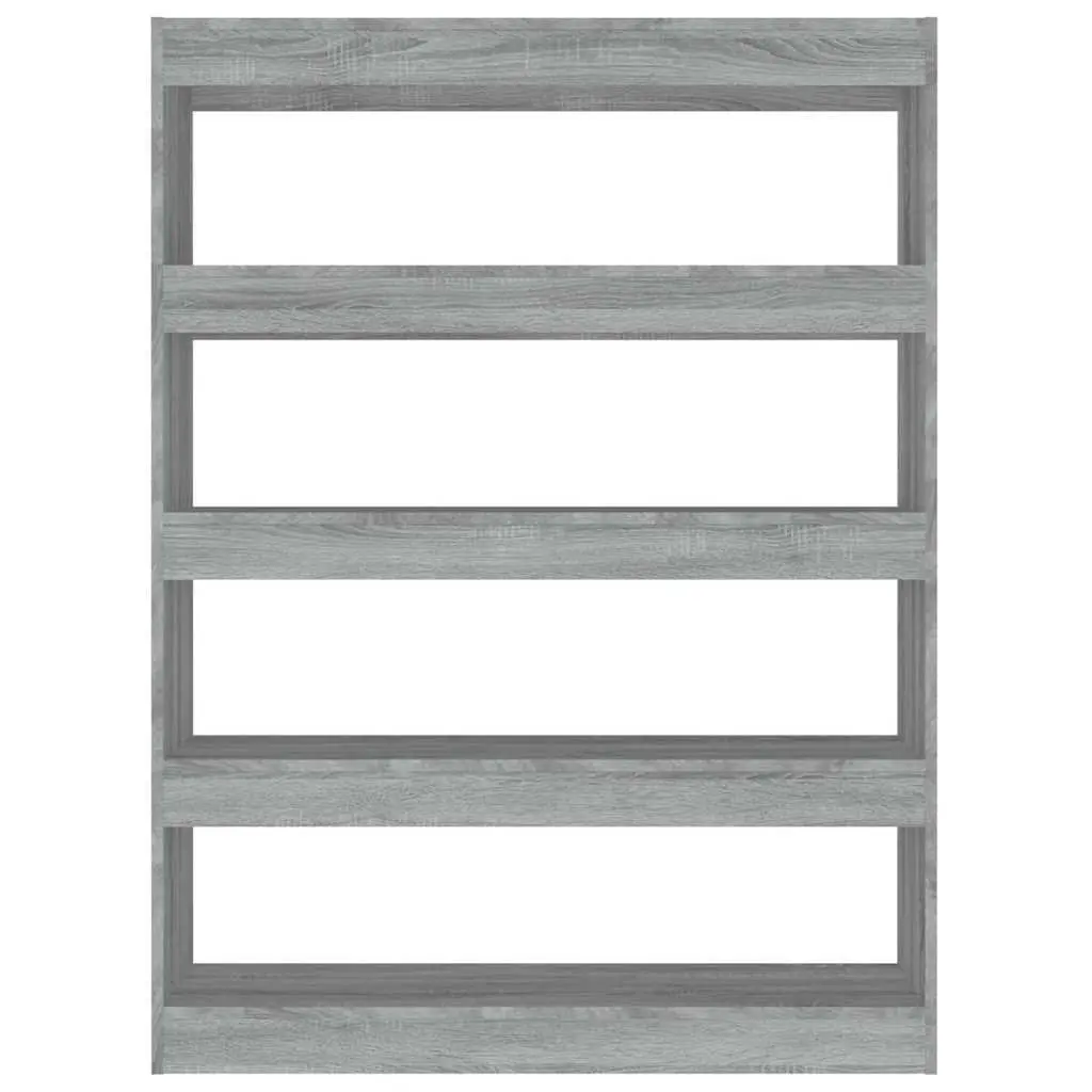 Book Cabinet Room Divider Grey Shelving Storage Unit Organiser Display Stand