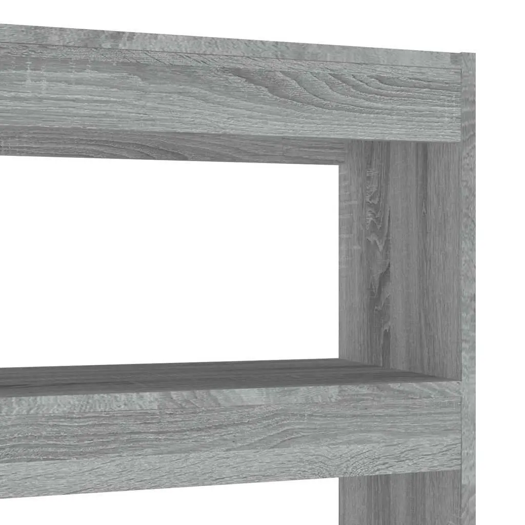 Book Cabinet Room Divider Grey Shelving Storage Unit Organiser Display Stand