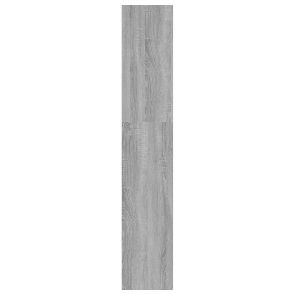 Wooden Book Cabinet Room Divider Grey 100x30x166 cm