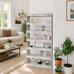 Specifications for Grey Sonoma Wooden Book Cabinet