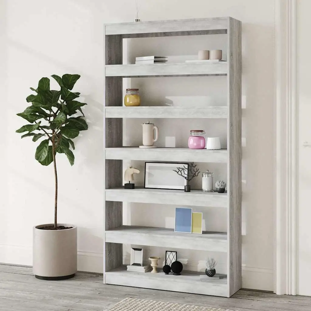 Grey Sonoma Wooden Book Cabinet