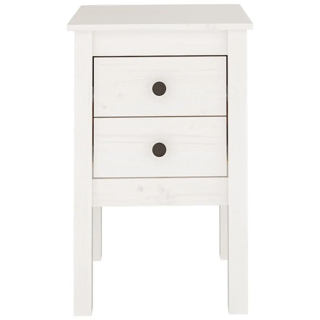 White Bedside Cabinet 40x35x61.5cm