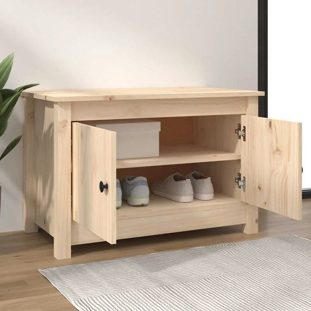 Shoe Cabinet 70x38x45.5cm Storage Cupboard 2 Tier Shoe Rack Organiser Entryway