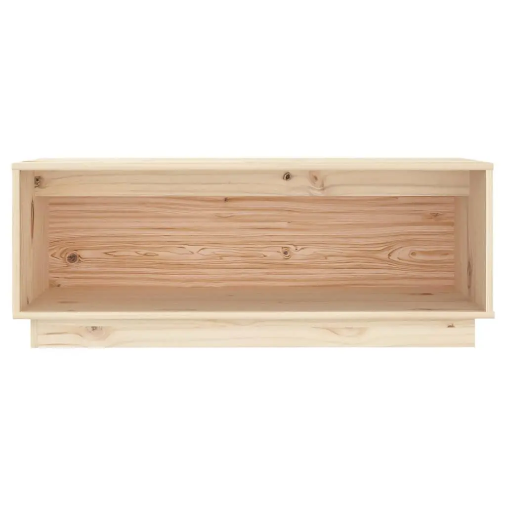 TV Cabinet 90x35x35 cm Solid Pine Wood Storage Unit Living Room Furniture