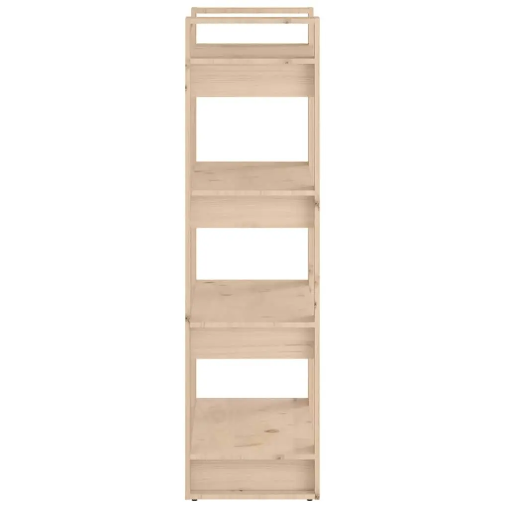 Wood Book Cabinet Storage Divider 125cm Height 60x35cm Brown Multi-Shelf Bookshelf