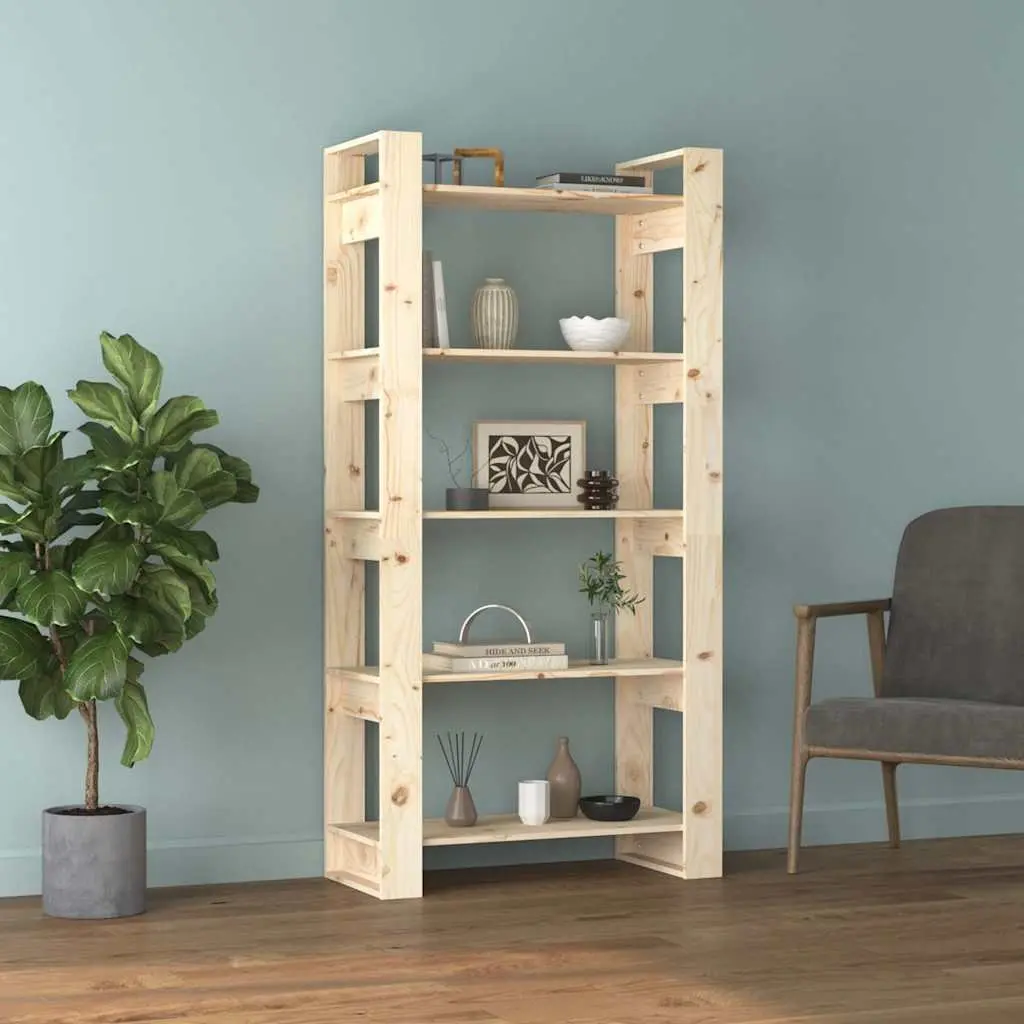 Solid Wood Book Cabinet