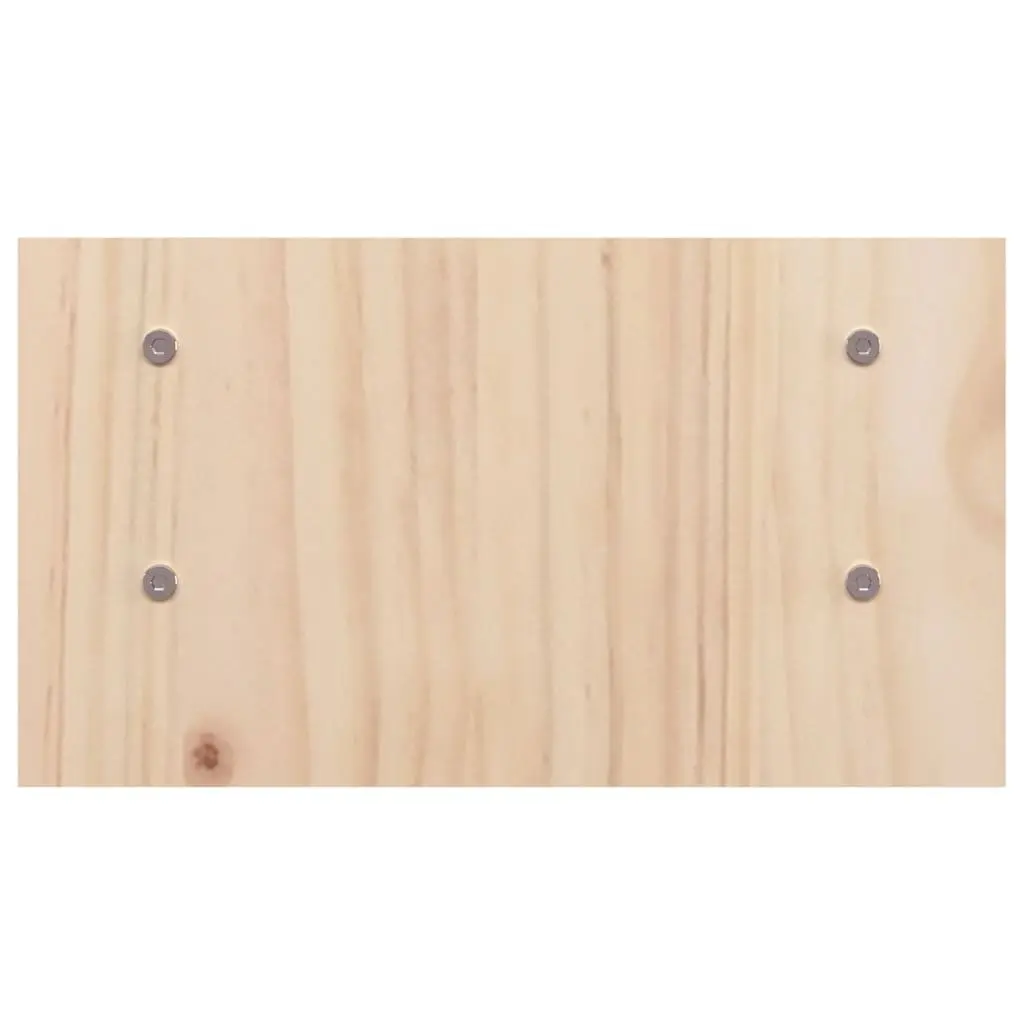 Monitor Stand 50x27x15 cm Solid Wood Pine Computer Riser Keyboard Storage