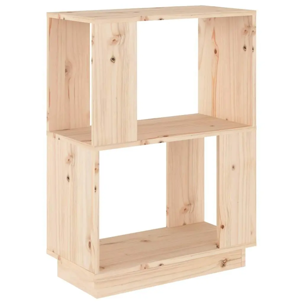 Wooden Book Cabinet with Room Divider Functionality