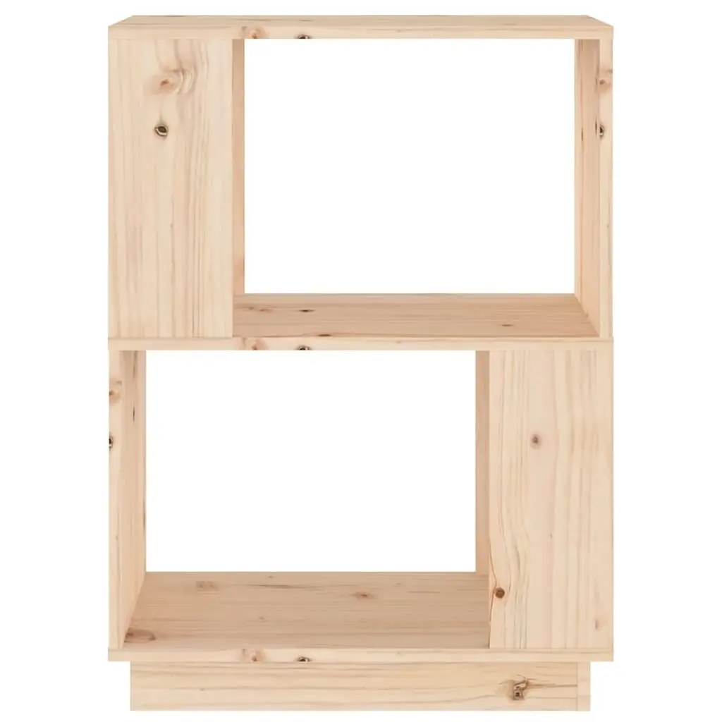 Wooden Book Cabinet with Room Divider Functionality