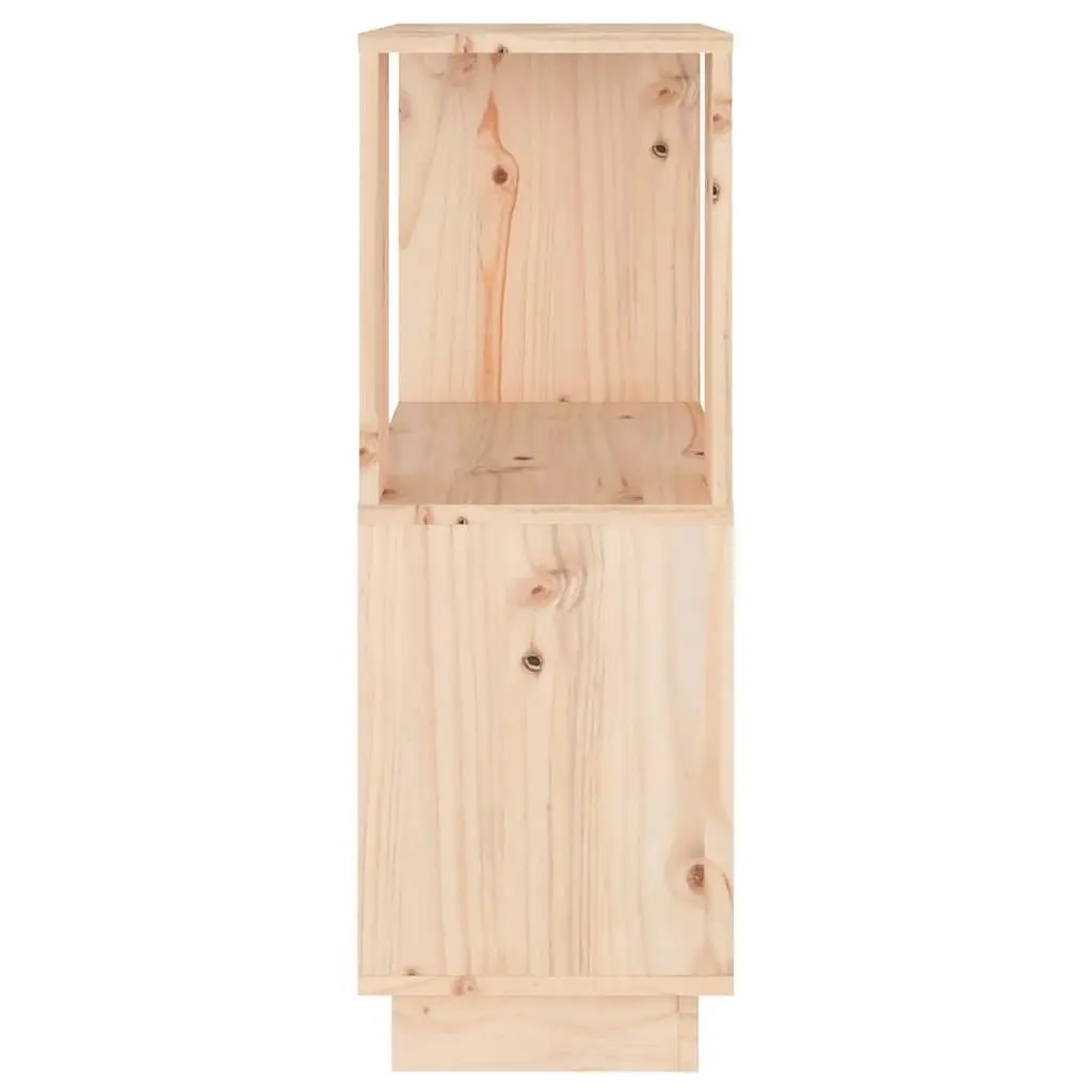 Wooden Book Cabinet with Room Divider Functionality