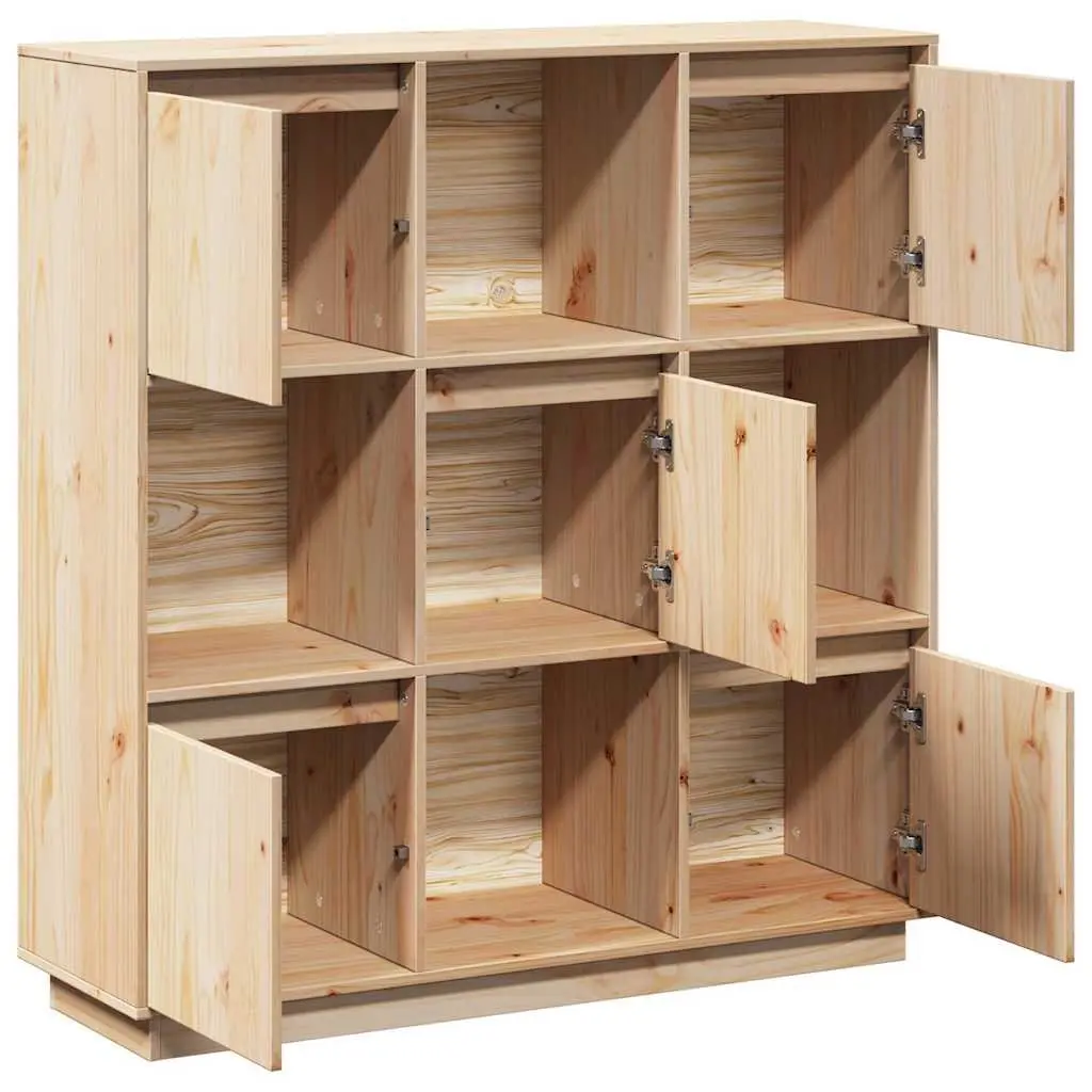 Highboard Cabinet Storage Buffet 110.5x35x117cm 5 Door Furniture