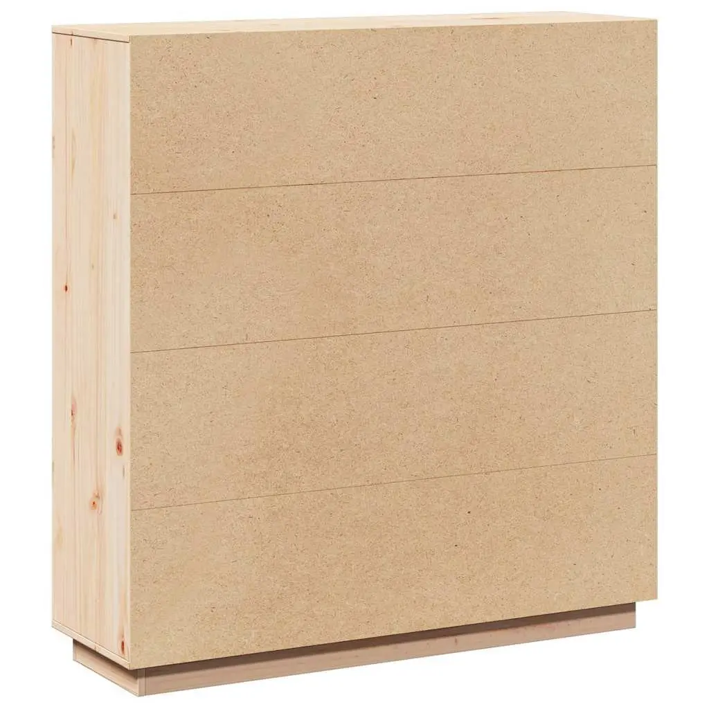 Highboard Cabinet Storage Buffet 110.5x35x117cm 5 Door Furniture