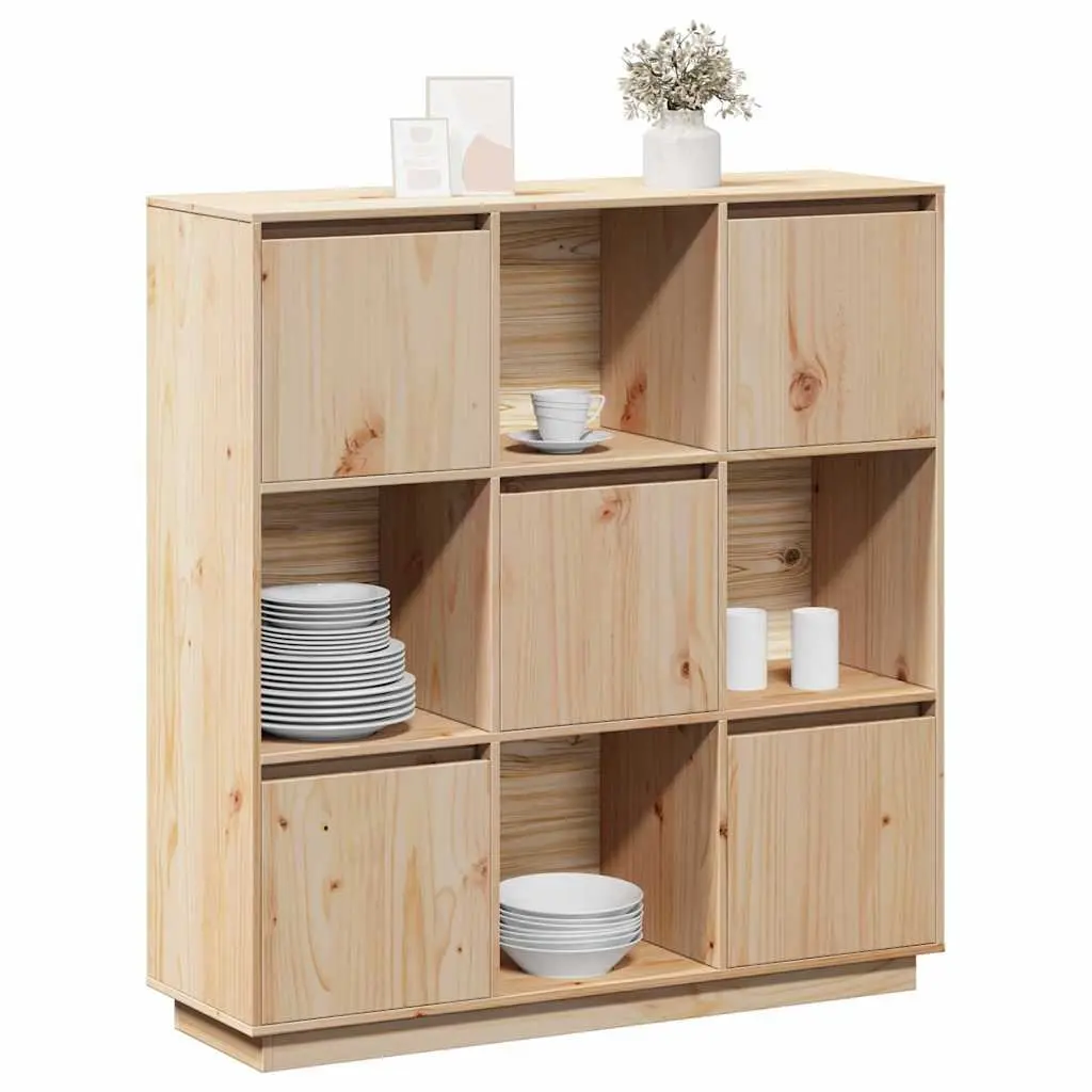 Highboard Cabinet Storage Buffet 110.5x35x117cm 5 Door Furniture
