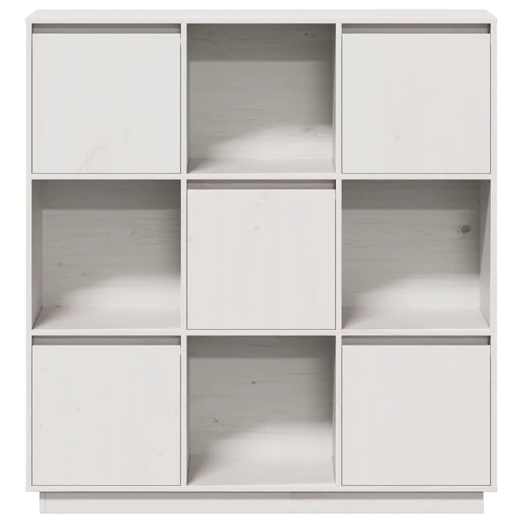White 5-Door Highboard Storage Cabinet