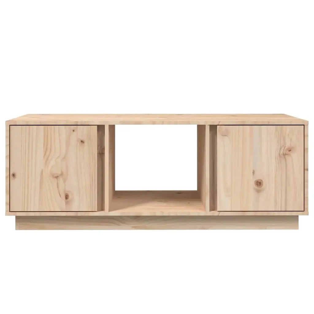 Solid Pine Wood Coffee Table 110x50x40cm