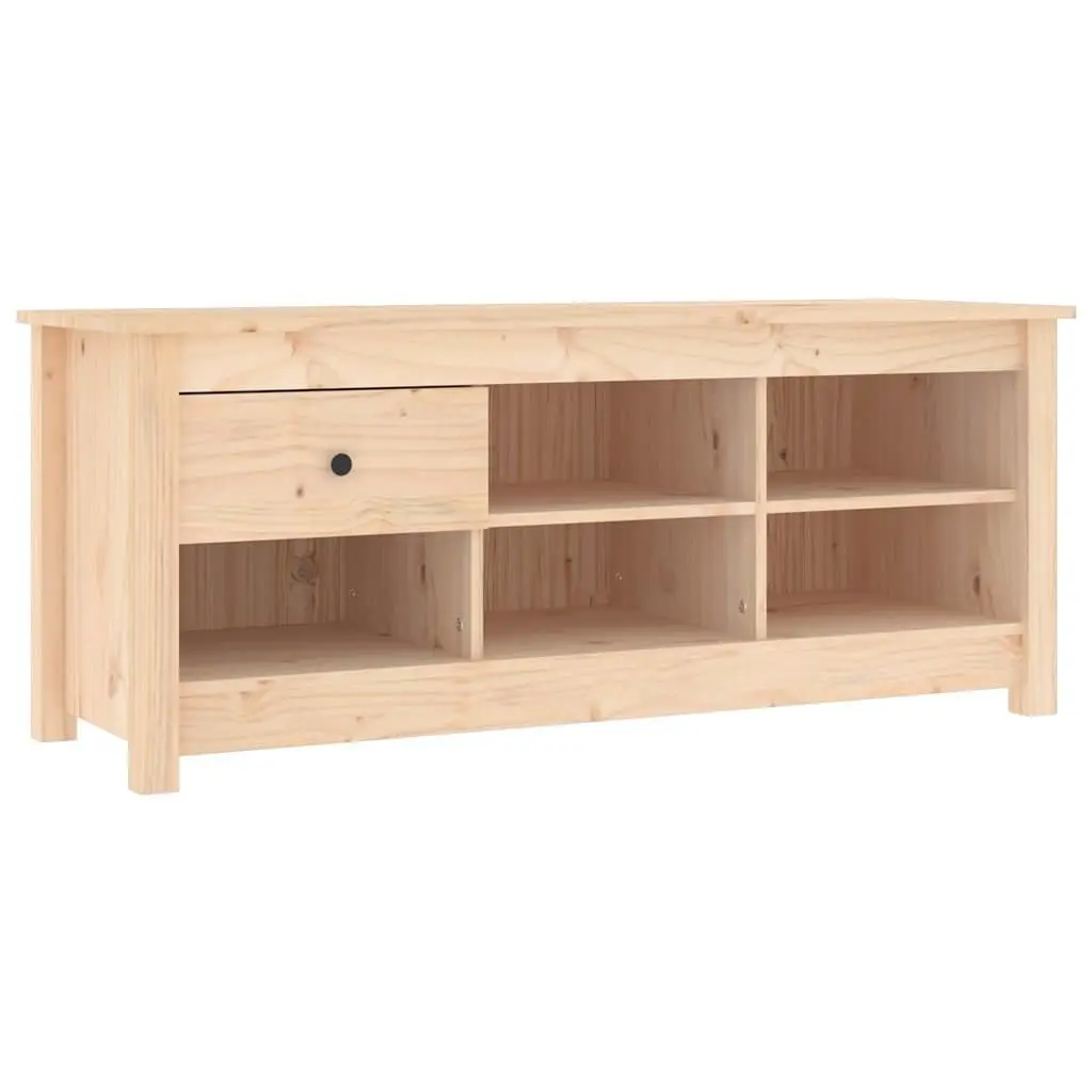 Shoe Cabinet 110x38x45.5 cm Brown Wooden Storage Rack Organiser Cupboard