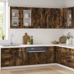 Hanging Kitchen Cabinet: 60x31x60 cm, Brown Engineered Wood
