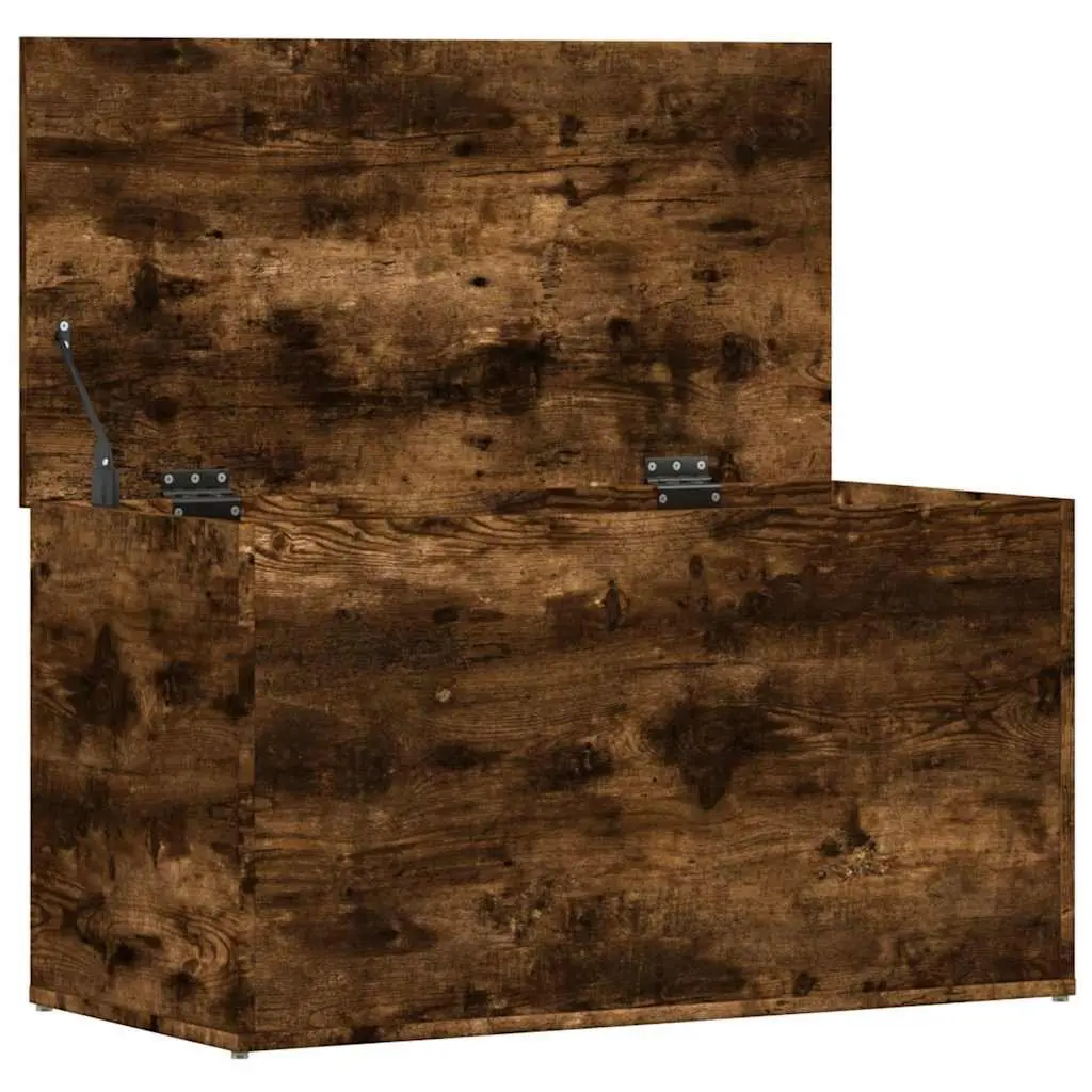 Storage Chest Brown Engineered Wood Bedroom Living Room Furniture Organiser Box