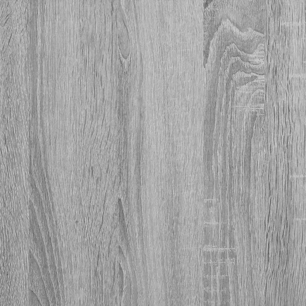 Dining Table Kitchen Room Grey Engineered Wood 140L x 74.5W x 76H cm