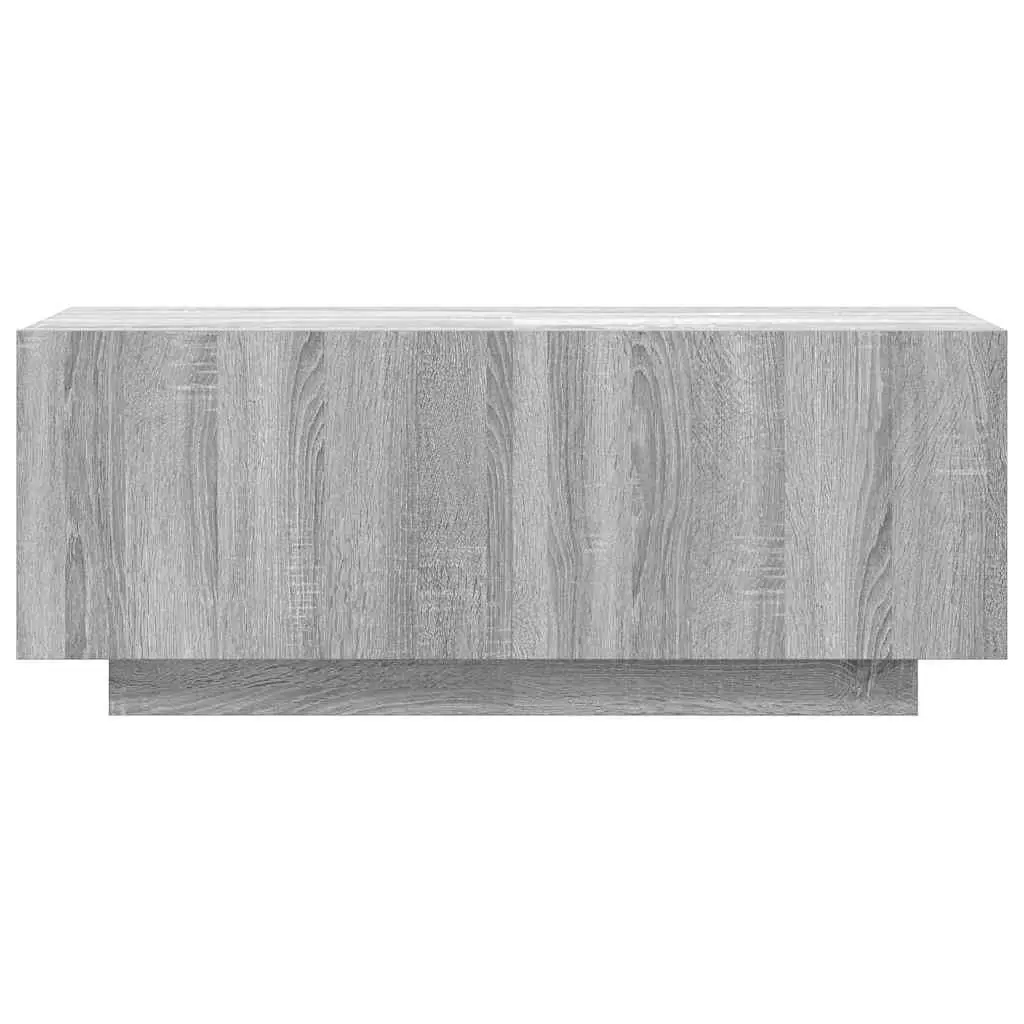 TV Cabinet Grey Sonoma Engineered Wood Media Unit 100W x 35D x 40H cm