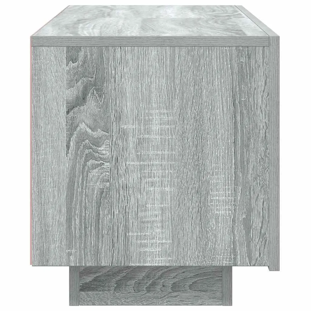 TV Cabinet Grey Sonoma Engineered Wood Media Unit 100W x 35D x 40H cm