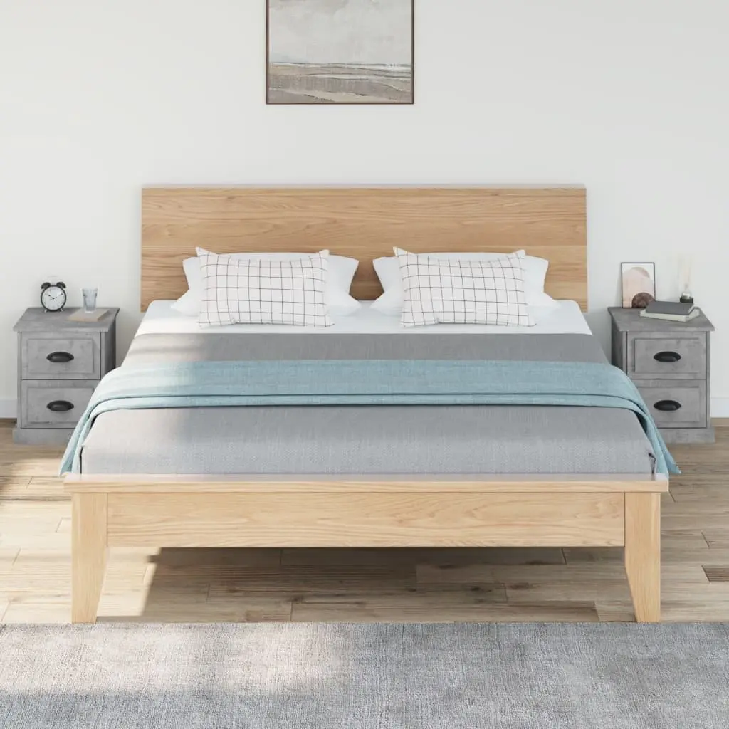 Grey Bedside Cabinet 39x39x47.5 cm
