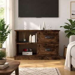 Engineered Wood TV Cabinet: 73 x 35.5 x 47.5 cm Brown