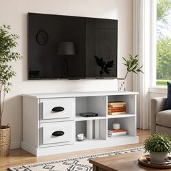 White TV Cabinet Dimensions: 102x35.5x47.5 cm