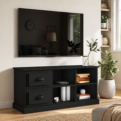 TV Cabinet Specifications: Black, 102x35.5x47.5 cm