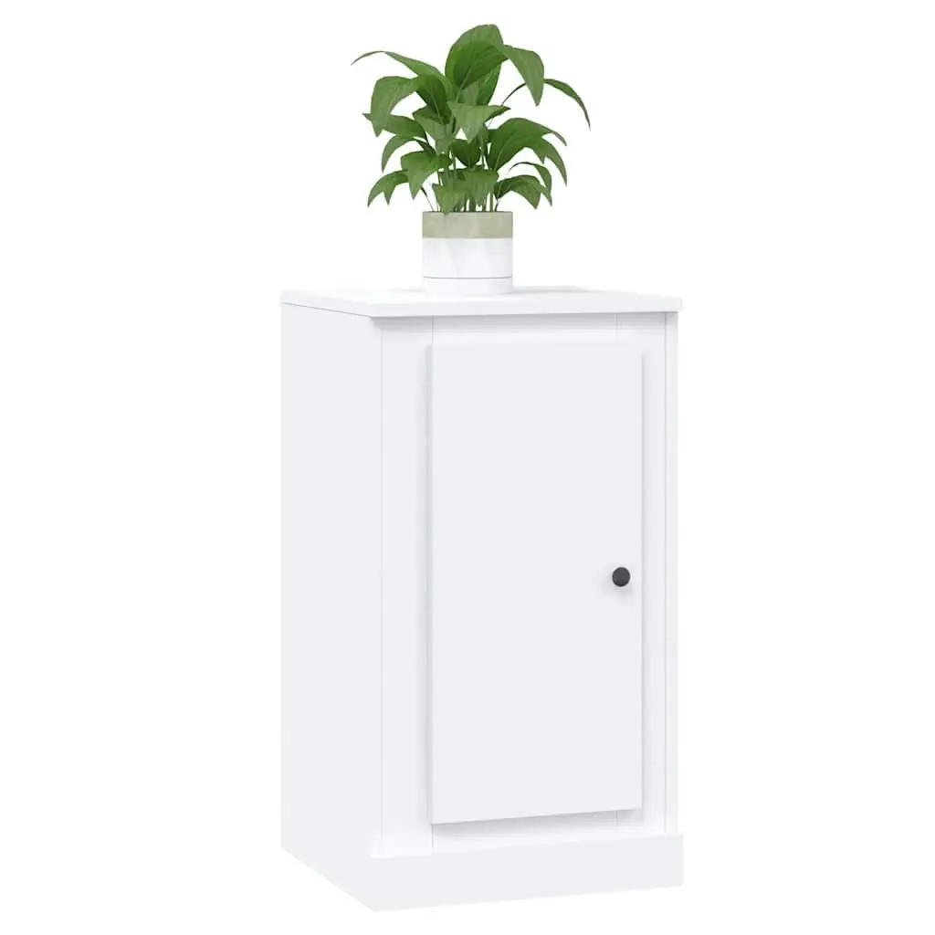 White Sideboard Storage Cabinet Engineered Wood Furniture Buffet Cupboard