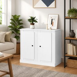 White Sideboards - Dimensions 37.5 x 35.5 x 67.5 cm