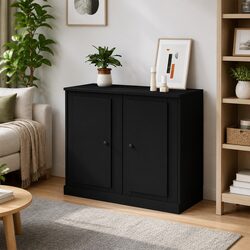 Specifications of Black Sideboards: Set of 2 Cabinets