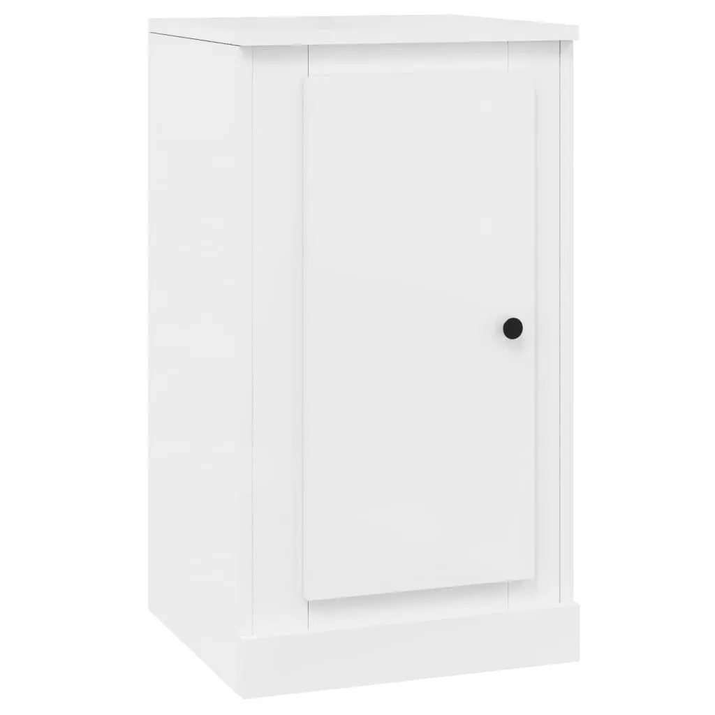 White High Gloss Sideboard Storage Cabinet Engineered Wood Cupboard Furniture