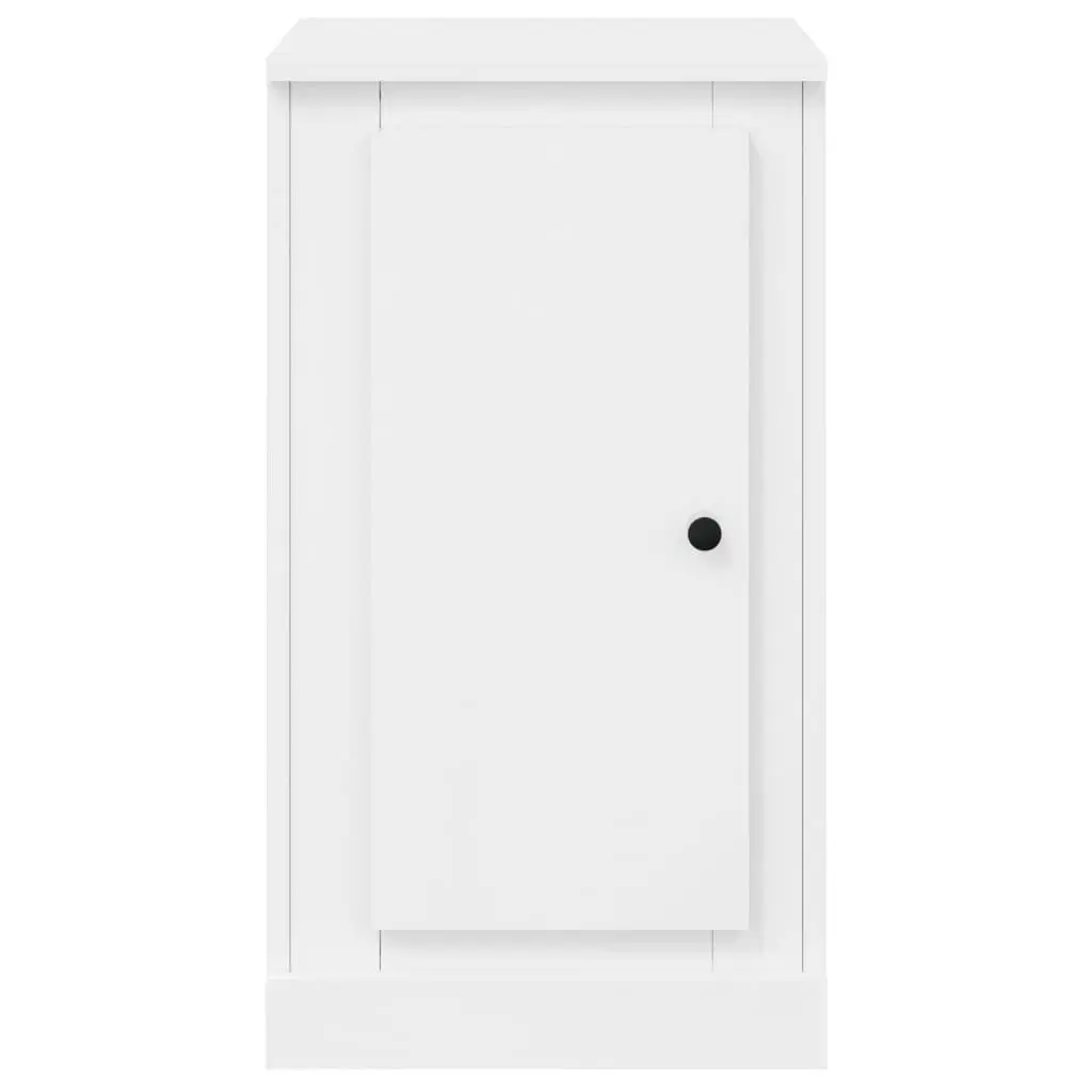 White High Gloss Sideboard Storage Cabinet Engineered Wood Cupboard Furniture