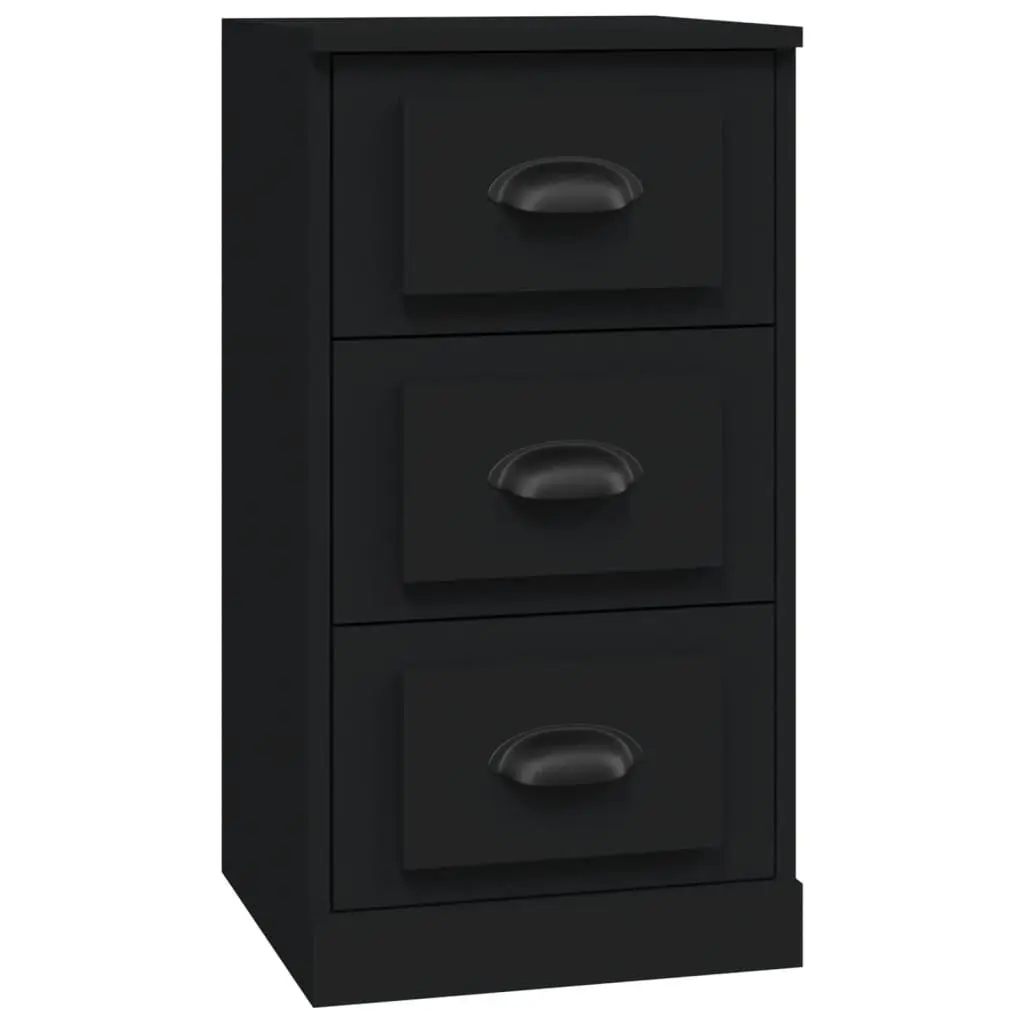 Black Sideboard Storage Cabinet for Home Use 36 x 35.5 x 67.5 cm
