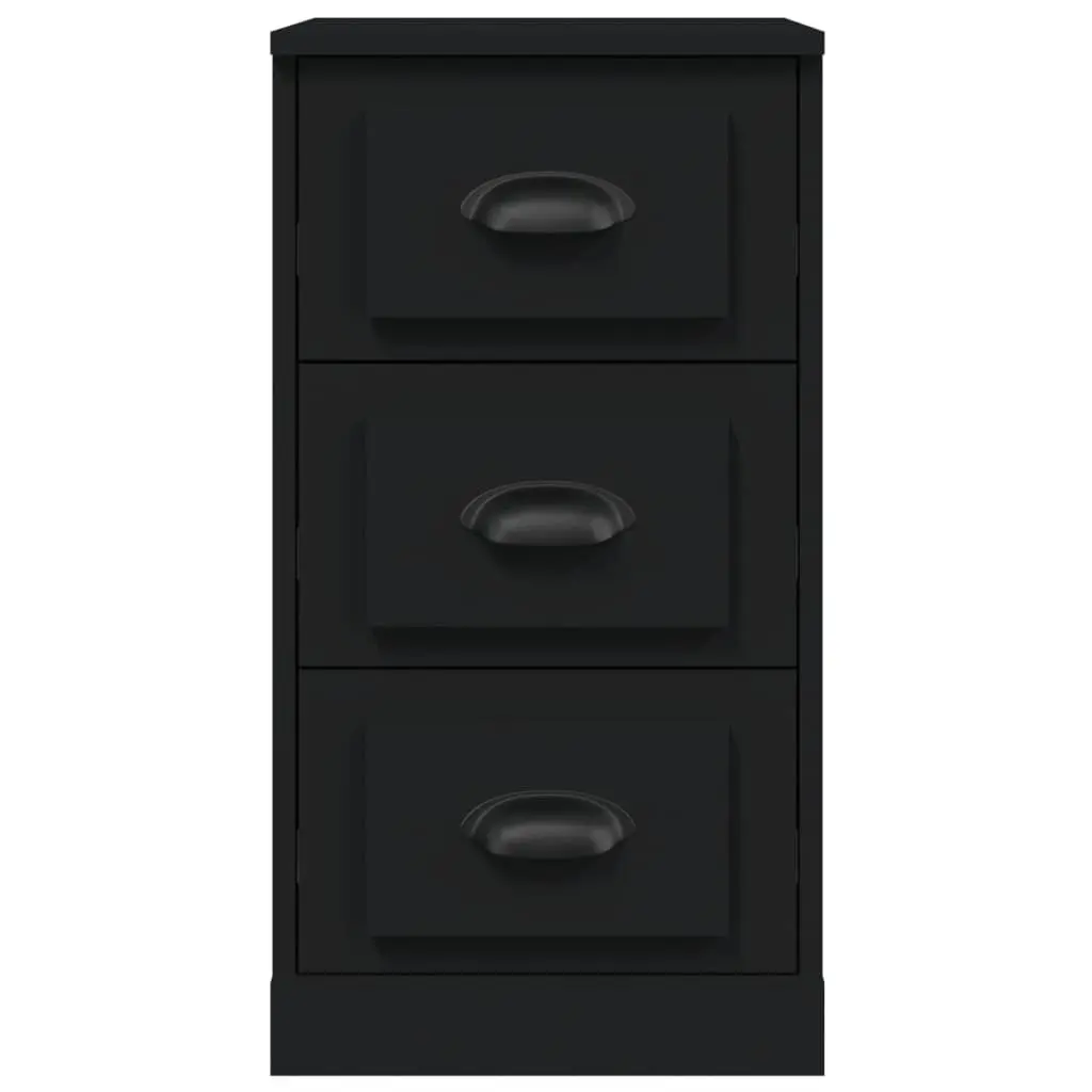Black Sideboard Storage Cabinet for Home Use 36 x 35.5 x 67.5 cm