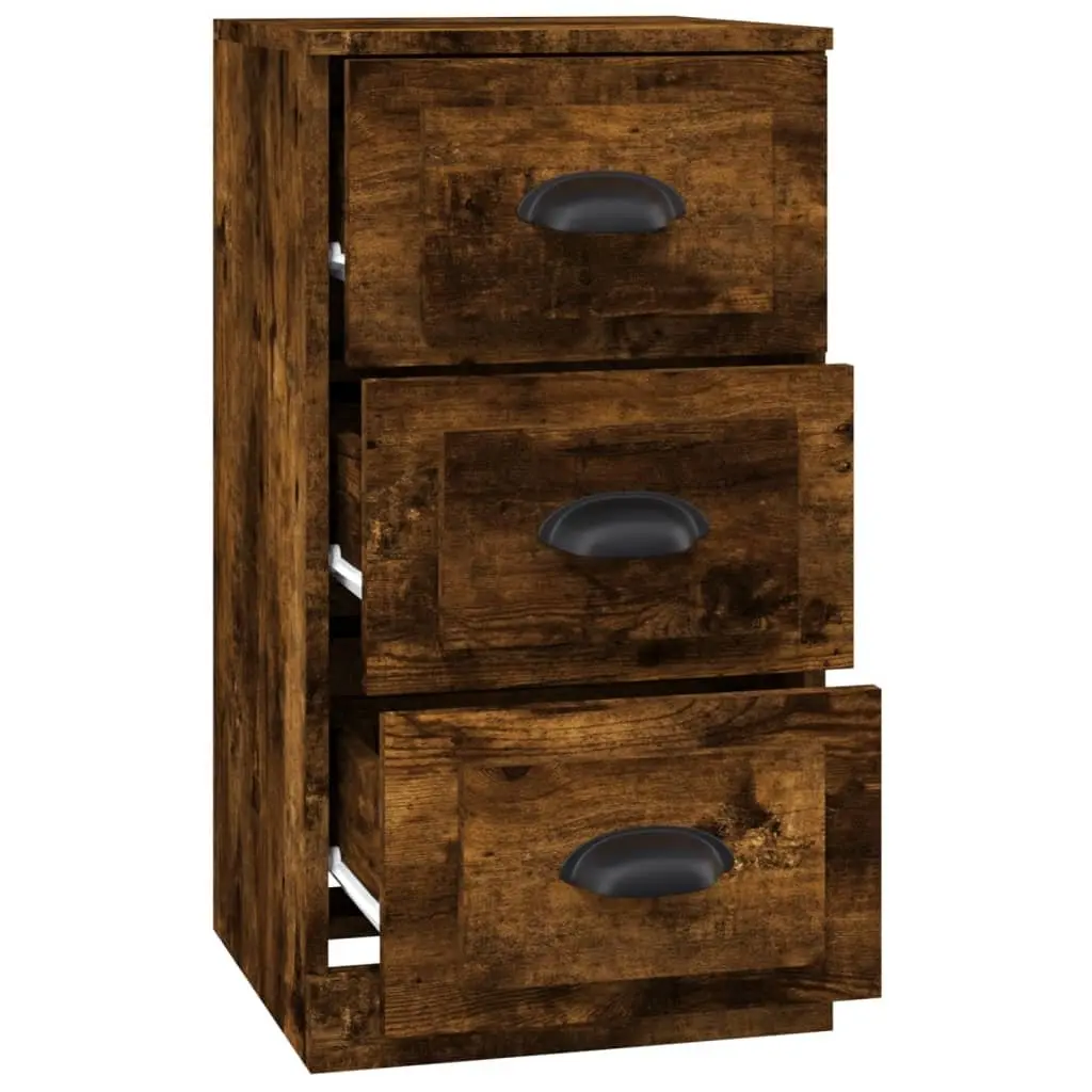 Sideboard Storage Cabinet Display Furniture for Home Brown Engineered Wood 36x35.5x67.5cm
