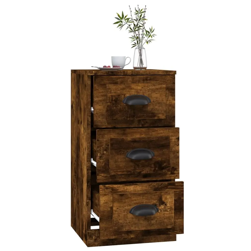 Sideboard Storage Cabinet Display Furniture for Home Brown Engineered Wood 36x35.5x67.5cm