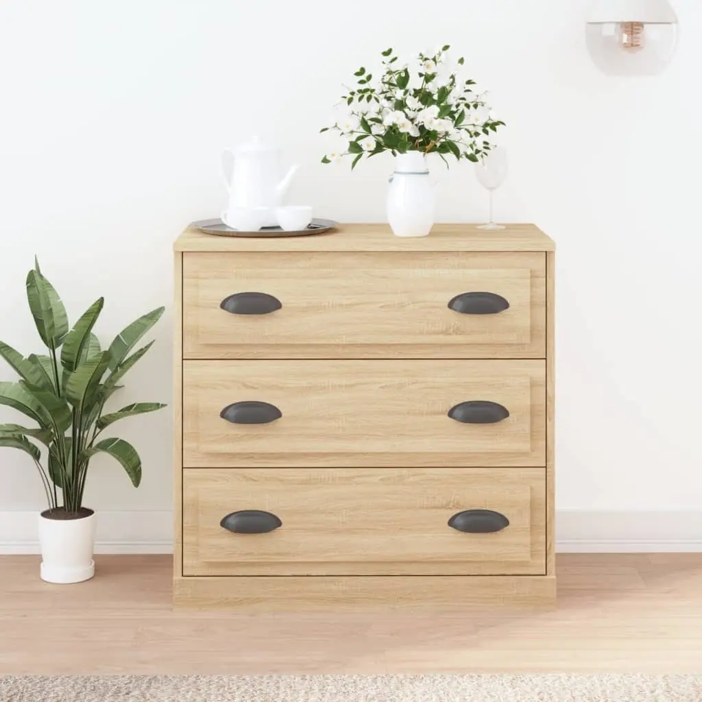 Engineered Wood Brown Storage Sideboard