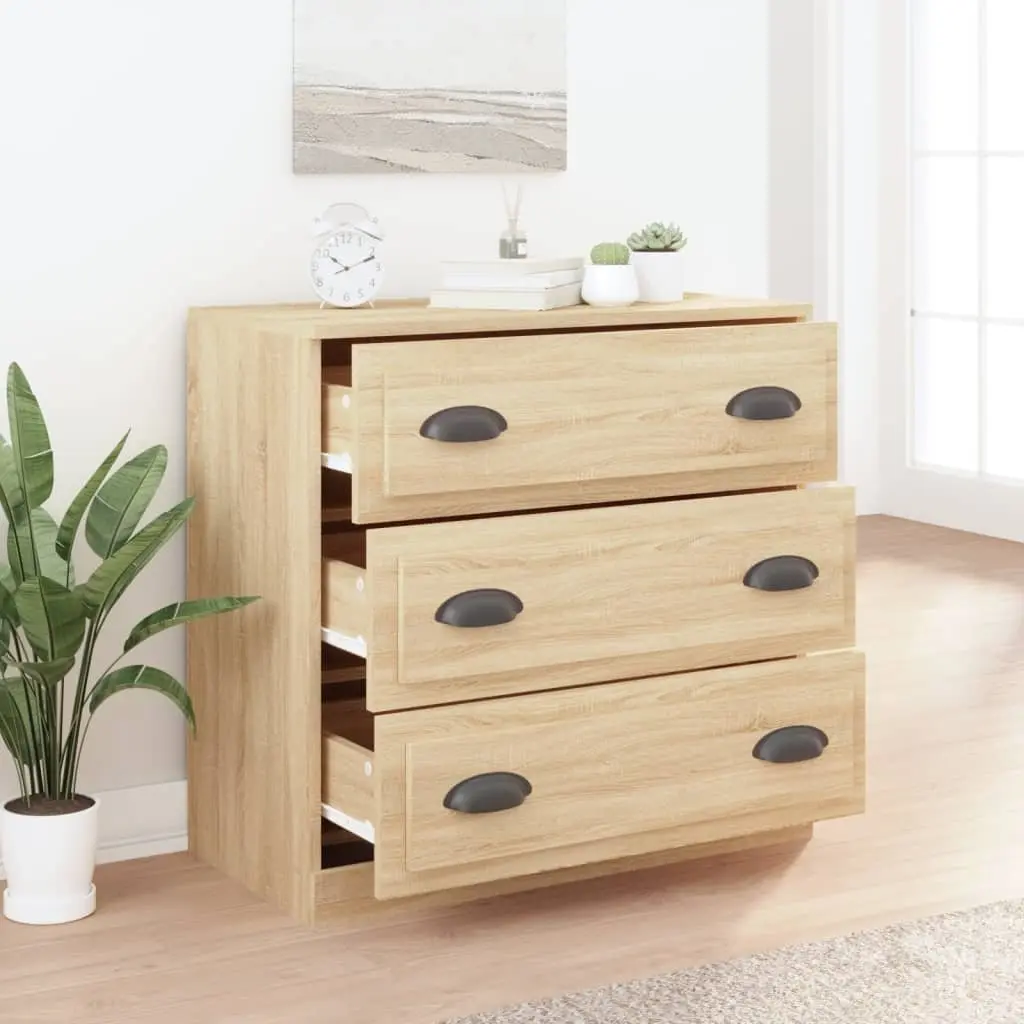 Engineered Wood Brown Storage Sideboard