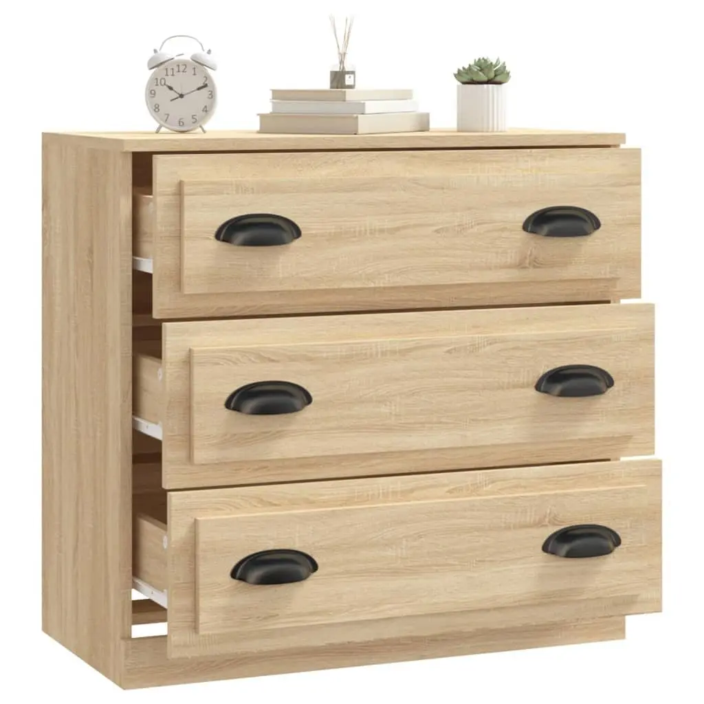 Engineered Wood Brown Storage Sideboard