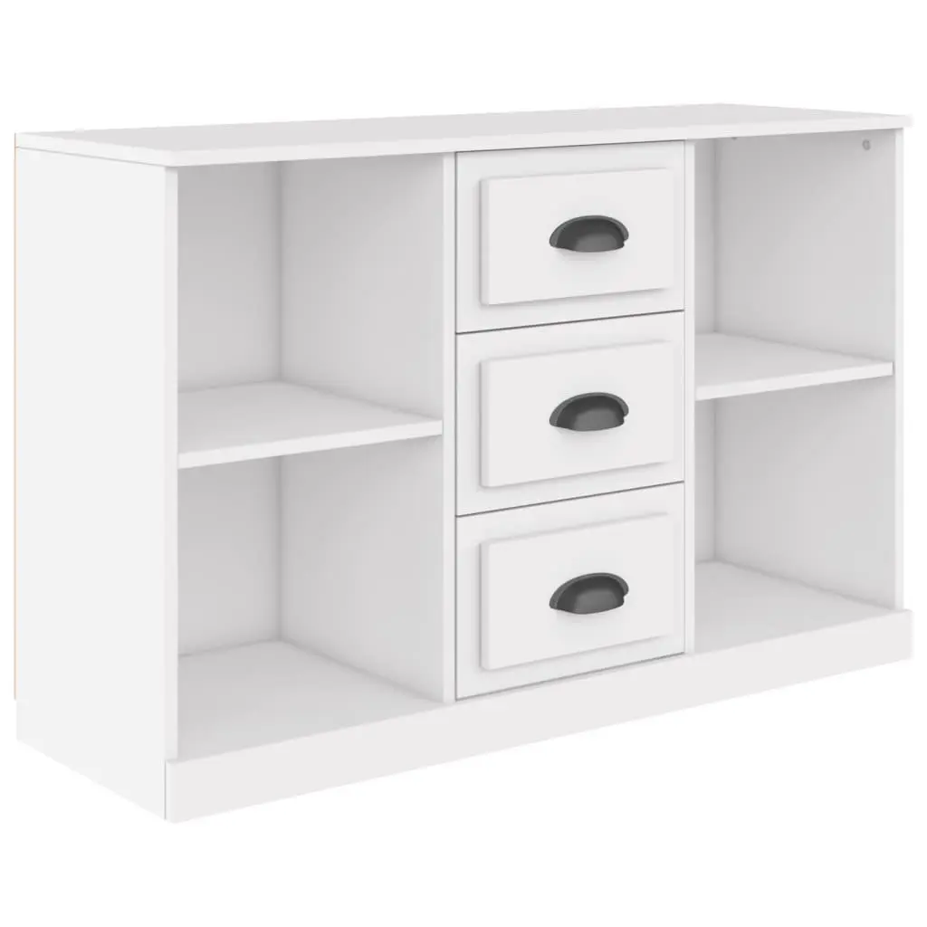 White Sideboard Cabinet Storage Buffet