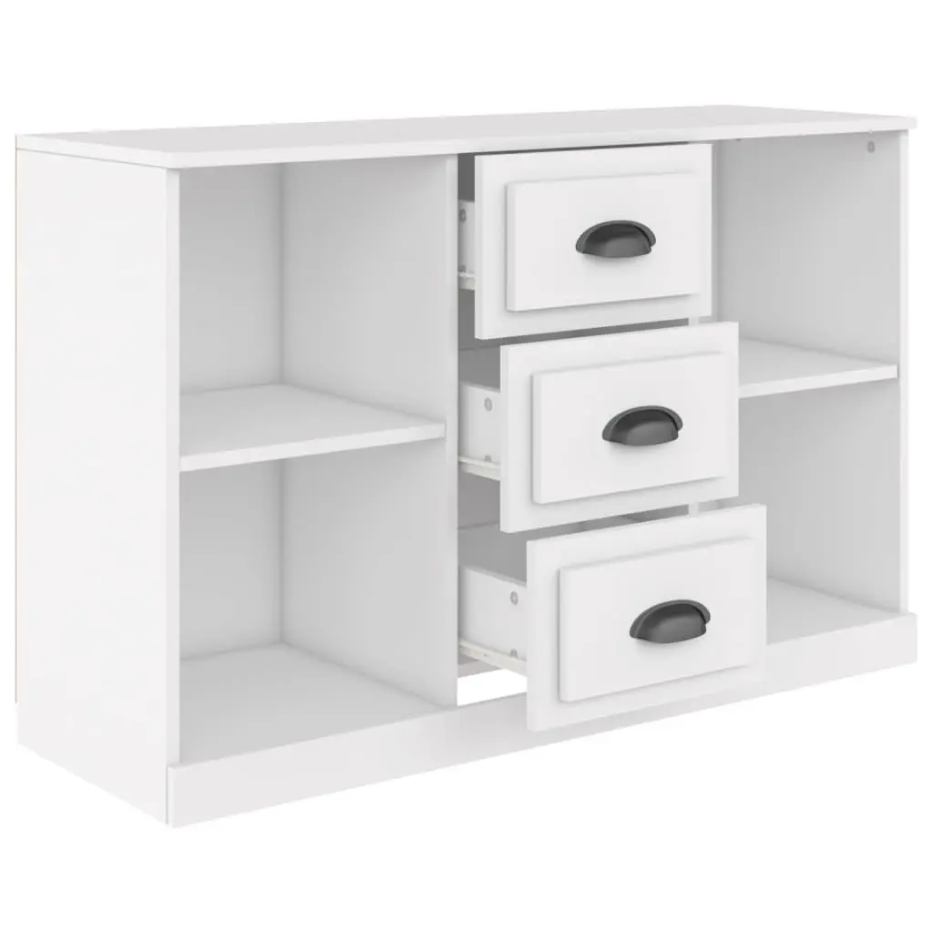 White Sideboard Cabinet Storage Buffet