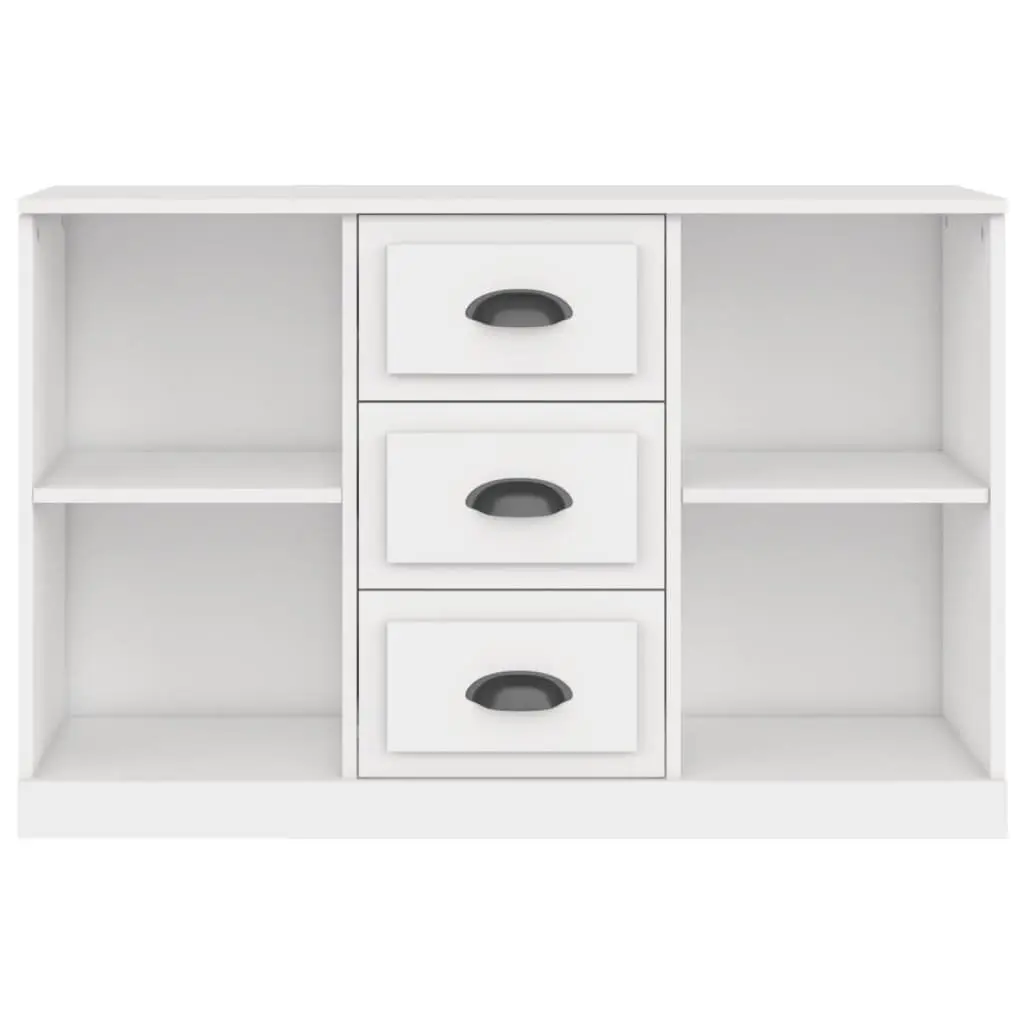 White Sideboard Cabinet Storage Buffet